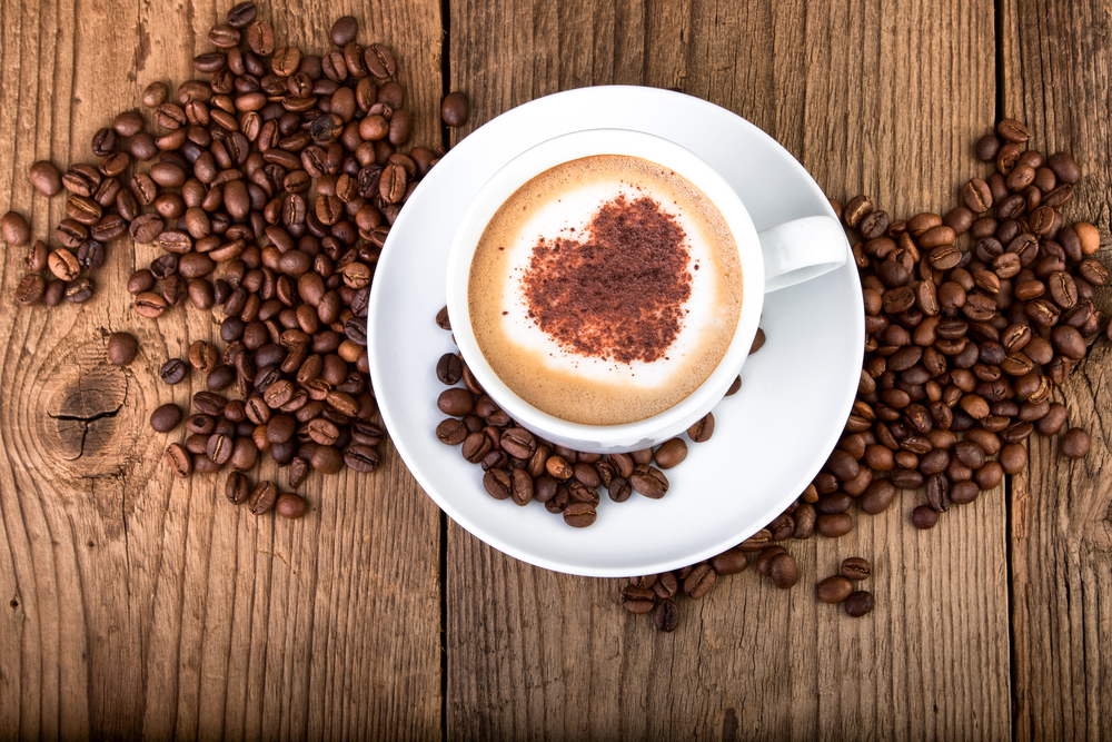 Frisch gemahlener Kaffee vom Kaffeevollautomaten